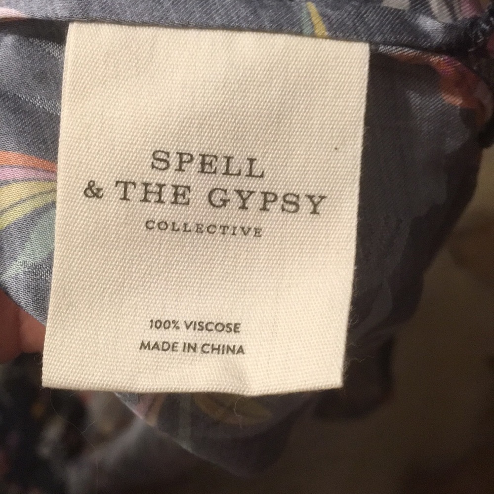 NEW Spell & Gypsy UFT Leo Maxi Robe kimono Medium large - Picture 11 of 16